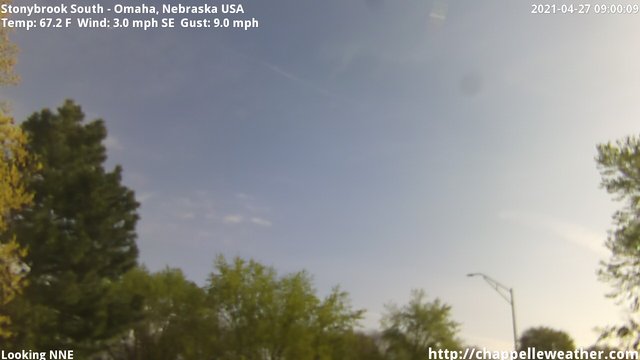 time-lapse frame, Stoneybrook South webcam