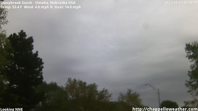 time-lapse frame, Stoneybrook South webcam