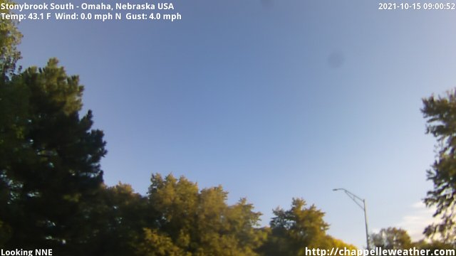 time-lapse frame, Stoneybrook South webcam