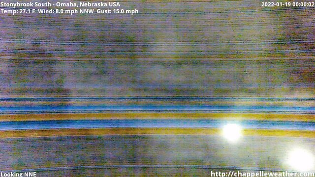 time-lapse frame, Stoneybrook South webcam