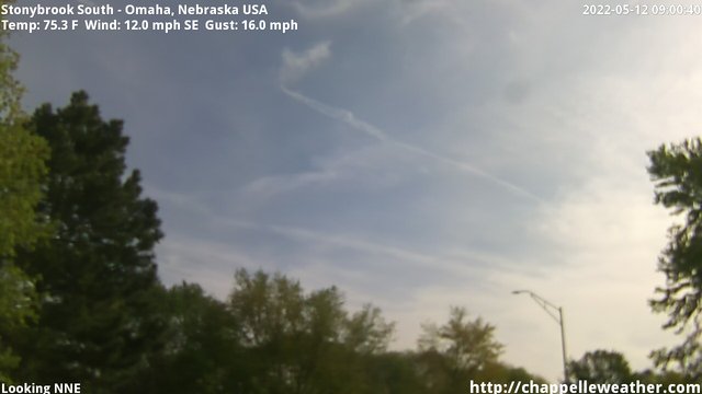 time-lapse frame, Stoneybrook South webcam