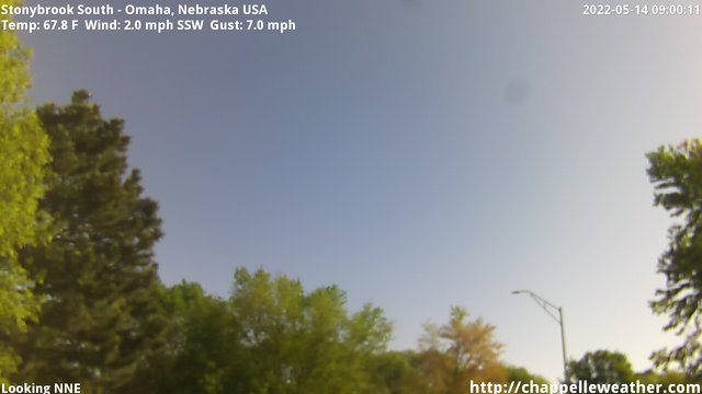 time-lapse frame, Stoneybrook South webcam