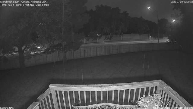 time-lapse frame, Stoneybrook South webcam