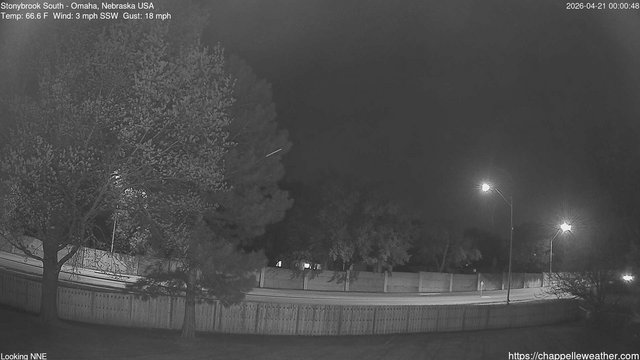 time-lapse frame, Stoneybrook South webcam