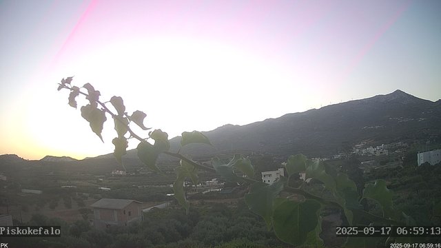time-lapse frame, PKweather webcam