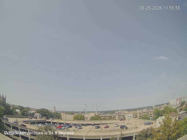view from University Place Apartments - West Weather on 2026-08-25