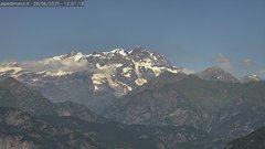 view from Alpe di Mera - Panorama Monte Rosa on 2025-06-28