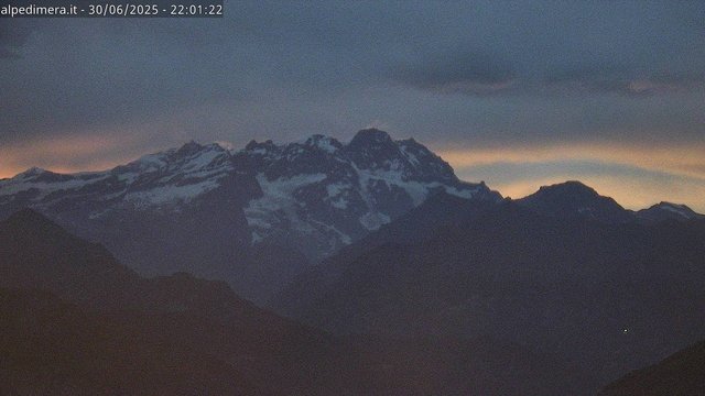 time-lapse frame, Alpe di Mera - Panorama Monte Rosa webcam