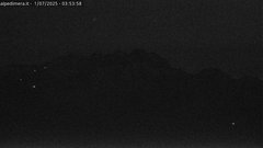 view from Alpe di Mera - Panorama Monte Rosa on 2025-07-01