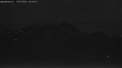 view from Alpe di Mera - Panorama Monte Rosa on 2025-07-01