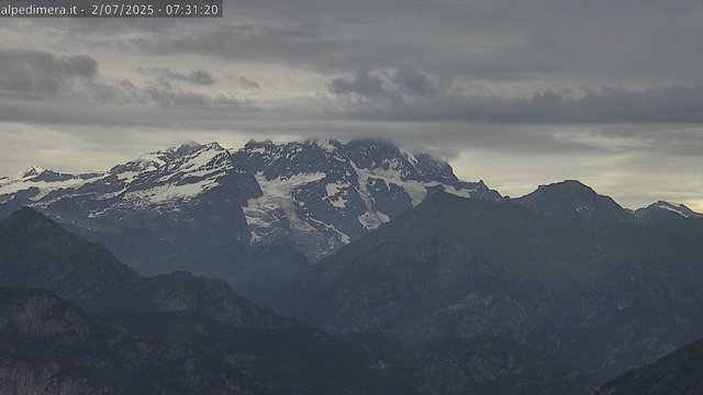 time-lapse frame, Alpe di Mera - Panorama Monte Rosa webcam