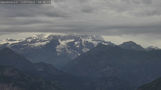 time-lapse frame, Alpe di Mera - Panorama Monte Rosa webcam