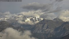view from Alpe di Mera - Panorama Monte Rosa on 2025-09-14