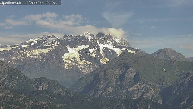 time-lapse frame, Alpe di Mera - Panorama Monte Rosa webcam
