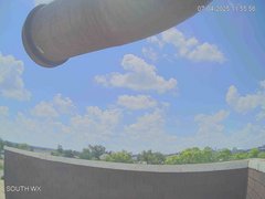 view from University Place Apartments - South Weather on 2025-07-04