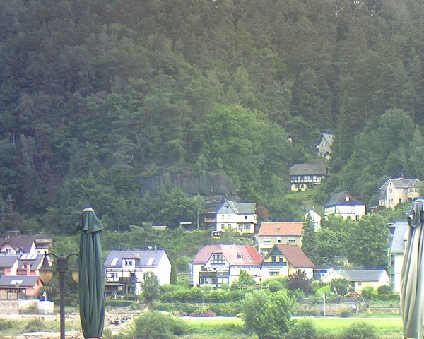 time-lapse frame, Webcam in Bad Schandau, Krippen & Postelwitz webcam