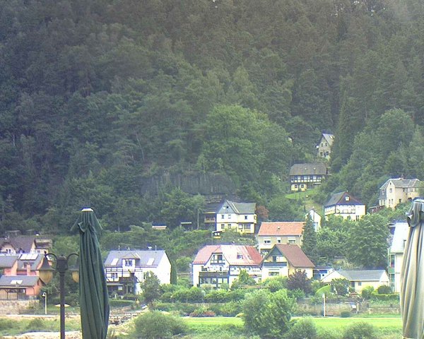 time-lapse frame, Webcam in Bad Schandau, Krippen & Postelwitz webcam