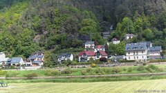 view from Webcam in Bad Schandau, Krippen & Postelwitz on 2025-05-11