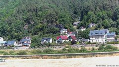 view from Webcam in Bad Schandau, Krippen & Postelwitz on 2025-07-05