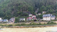 view from Webcam in Bad Schandau, Krippen & Postelwitz on 2025-07-06