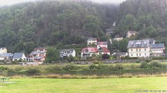 view from Webcam in Bad Schandau, Krippen & Postelwitz on 2025-07-19