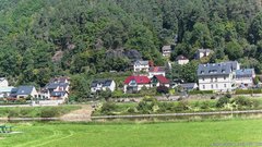 view from Webcam in Bad Schandau, Krippen & Postelwitz on 2025-08-12
