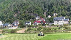 view from Webcam in Bad Schandau, Krippen & Postelwitz on 2025-08-14