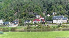 view from Webcam in Bad Schandau, Krippen & Postelwitz on 2025-09-03
