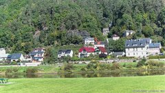 view from Webcam in Bad Schandau, Krippen & Postelwitz on 2025-09-07