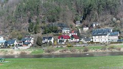 view from Webcam in Bad Schandau, Krippen & Postelwitz on 2026-04-09