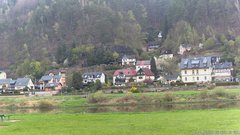 view from Webcam in Bad Schandau, Krippen & Postelwitz on 2026-04-19