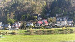 view from Webcam in Bad Schandau, Krippen & Postelwitz on 2026-04-28