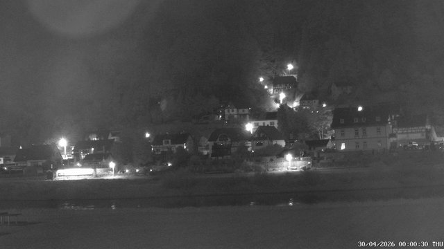 time-lapse frame, Webcam in Bad Schandau, Krippen & Postelwitz webcam