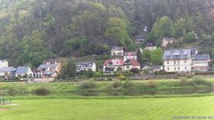 view from Webcam in Bad Schandau, Krippen & Postelwitz on 2026-05-09