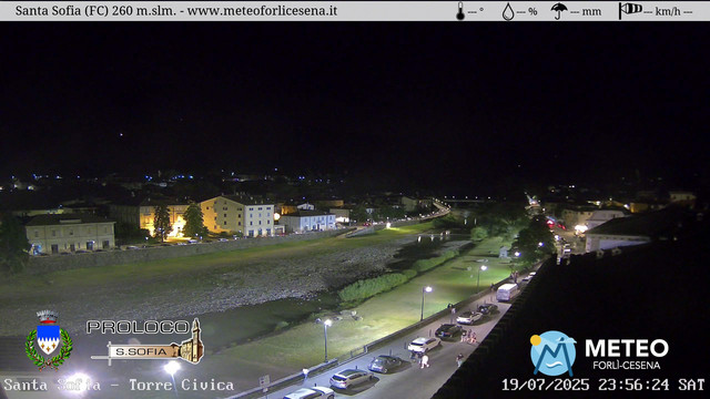 time-lapse frame, Santa Sofia - Torre Civica webcam