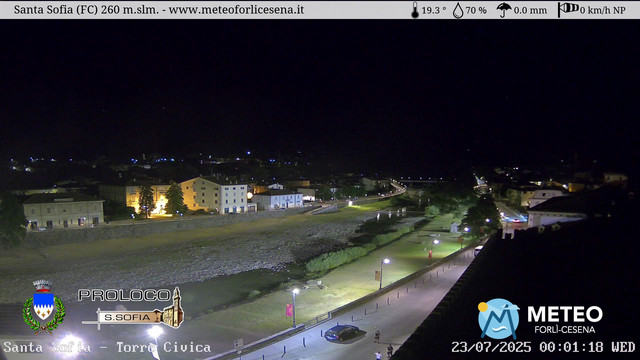time-lapse frame, Santa Sofia - Torre Civica webcam