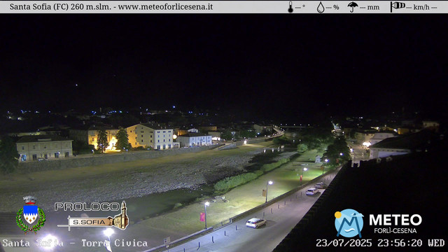time-lapse frame, Santa Sofia - Torre Civica webcam