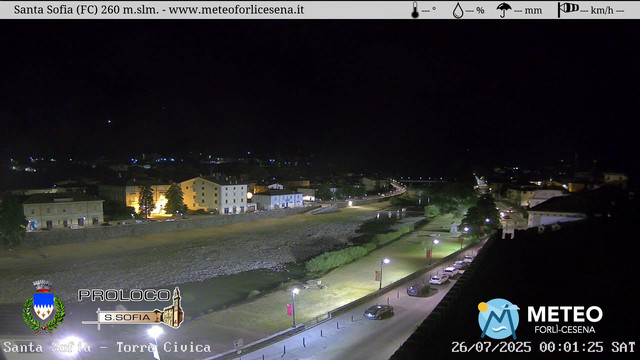 time-lapse frame, Santa Sofia - Torre Civica webcam