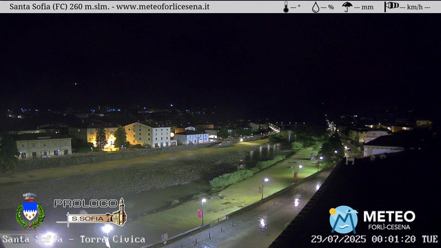 time-lapse frame, Santa Sofia - Torre Civica webcam