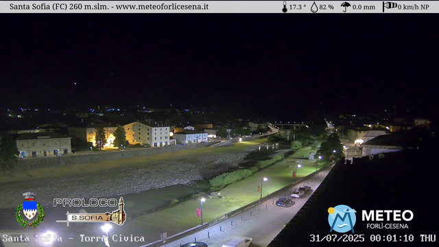 time-lapse frame, Santa Sofia - Torre Civica webcam
