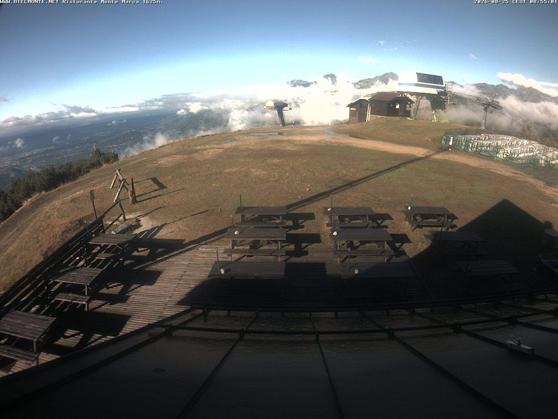 time-lapse frame, Bielmonte Monte Marca ovest webcam