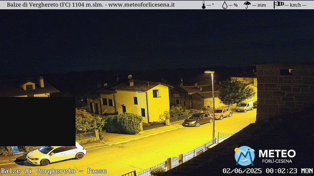 time-lapse frame, Balze di Verghereto - Paese webcam
