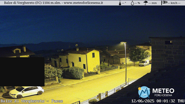 time-lapse frame, Balze di Verghereto - Paese webcam