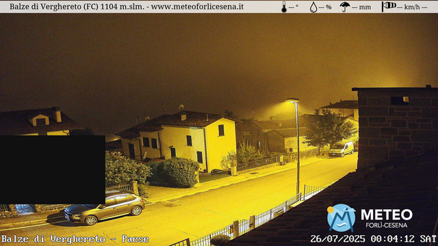 time-lapse frame, Balze di Verghereto - Paese webcam