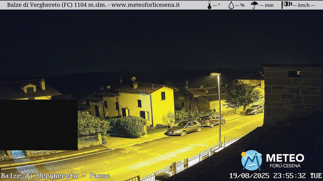 time-lapse frame, Balze di Verghereto - Paese webcam