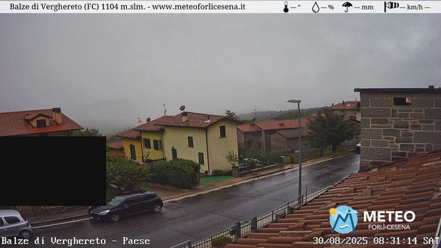 time-lapse frame, Balze di Verghereto - Paese webcam