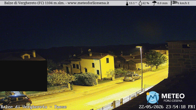 time-lapse frame, Balze di Verghereto - Paese webcam