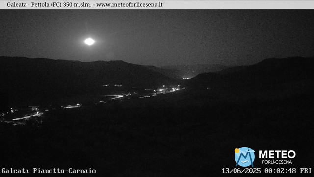 time-lapse frame, Galeata webcam