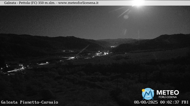 time-lapse frame, Galeata webcam