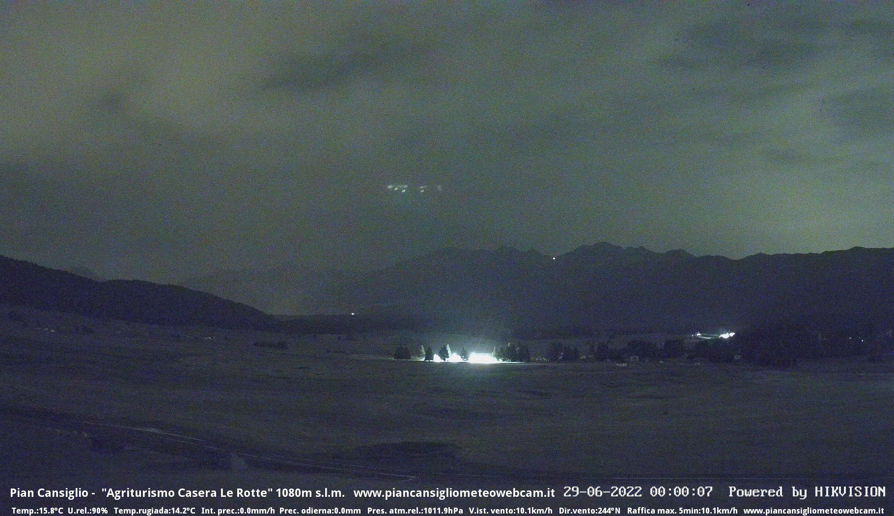 time-lapse frame, Pian Cansiglio - Casera Le Rotte webcam